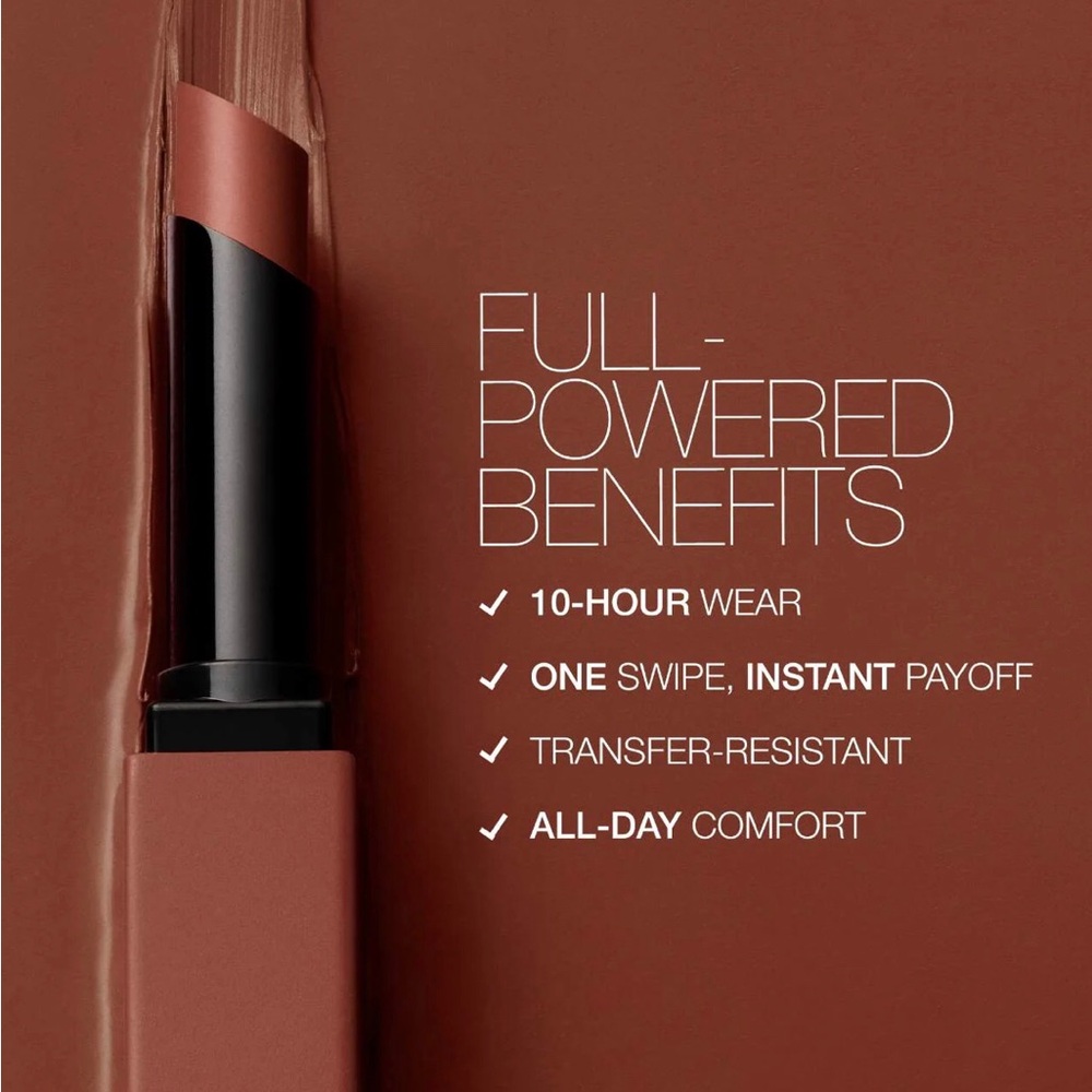 💋NIB💋 NARS ✨American Woman✨ Powermatte Long-Lasting Lipstick- a Dusty Rose shade - Picture 5 of 9